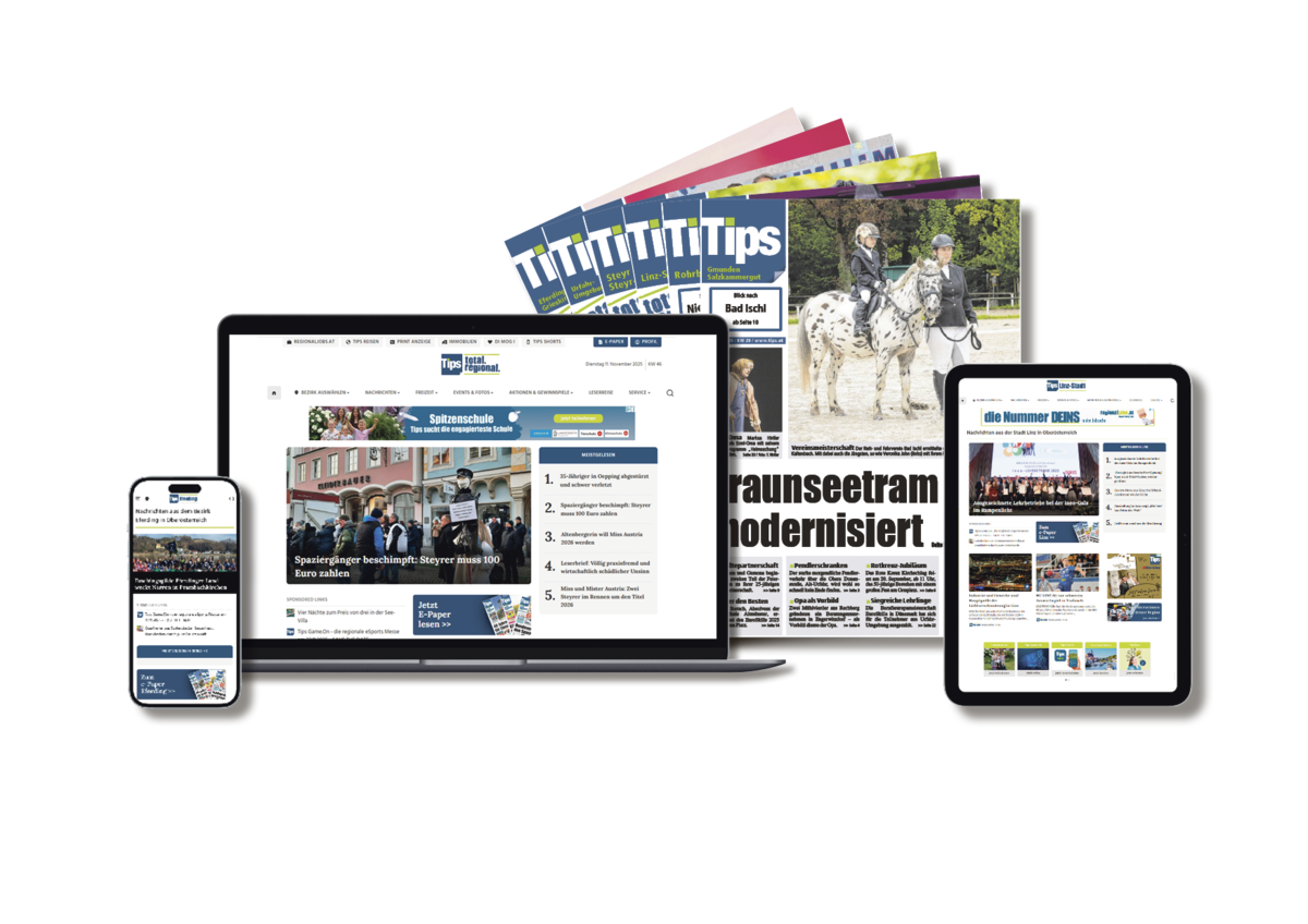 Werbem&ouml;glichkeiten bei Tips auf dem Smartphone, Tablet, Desktop und in der Printausgabe